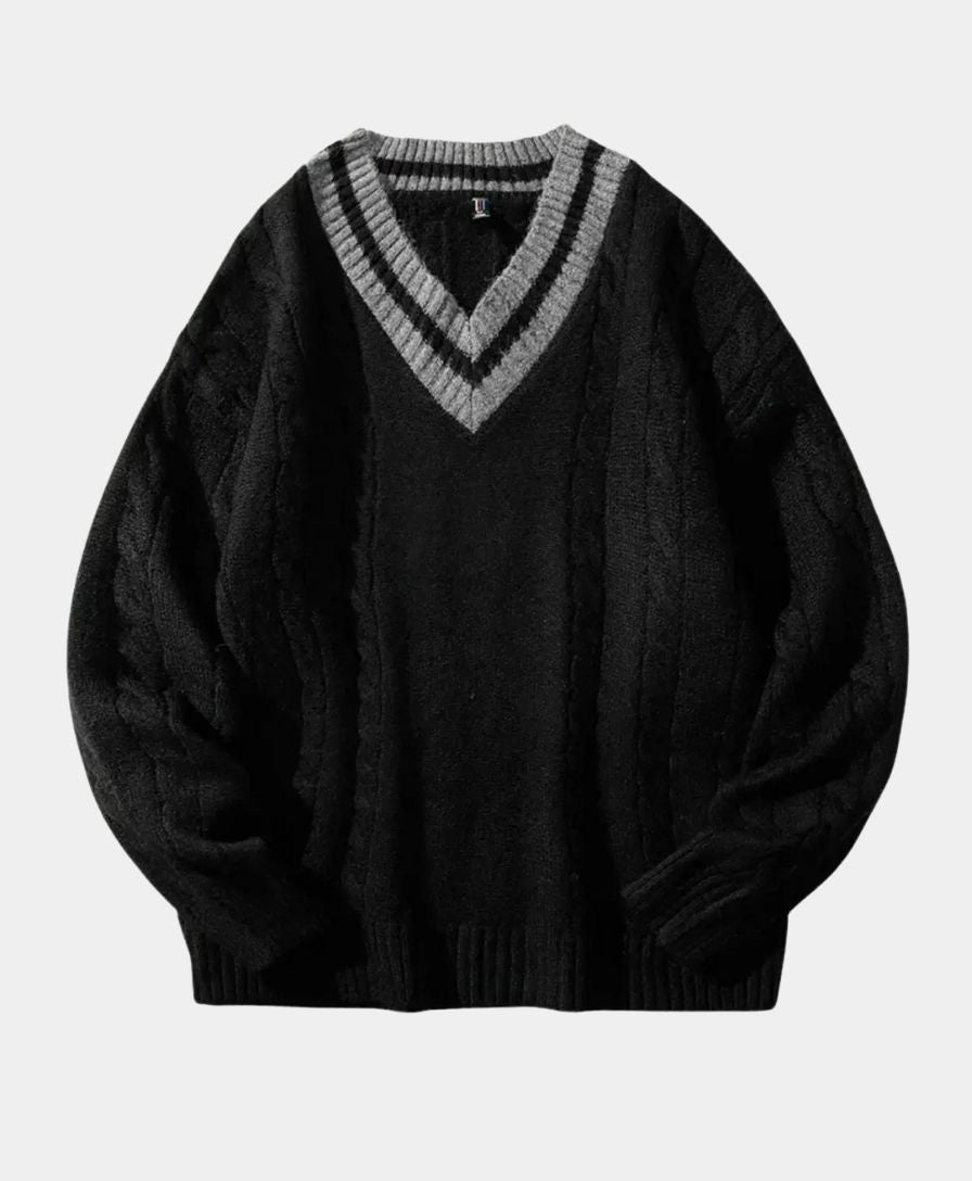 Minimalist Sketch with V-Neck - Alder & Voss