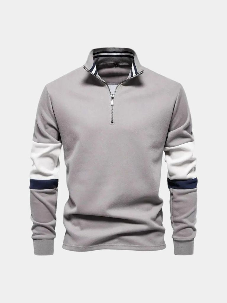 Hooded Sweatshirt with Zipper - Alder & Voss