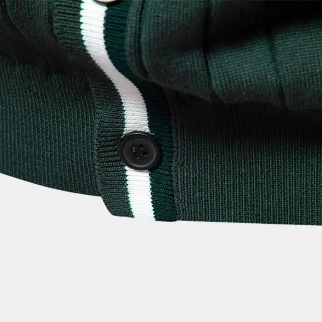 Cotton Sweater with Buttons - Alder & Voss