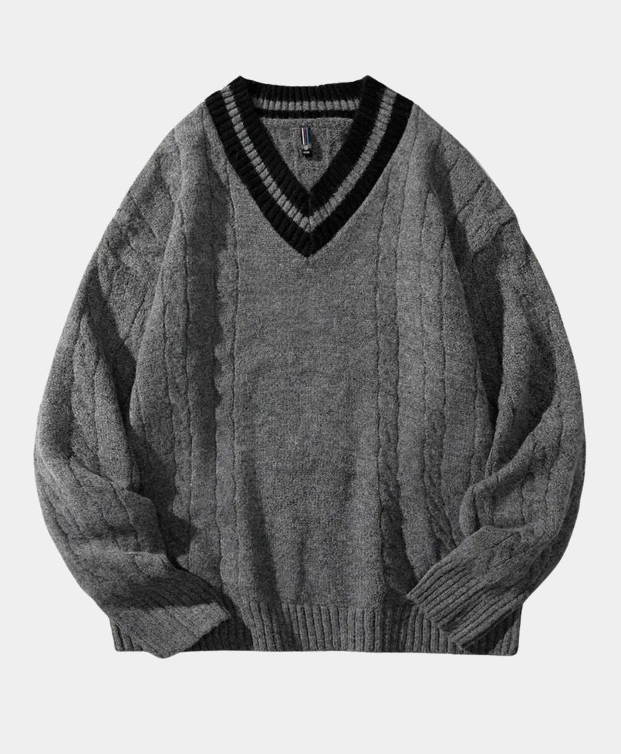 Minimalist Sketch with V-Neck - Alder & Voss