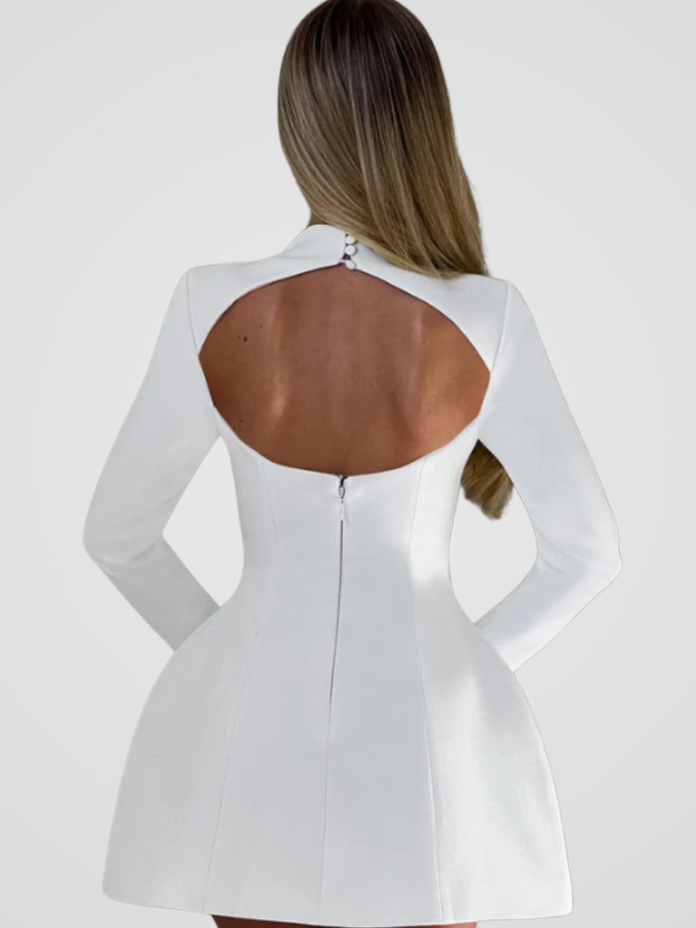 VICTORIA SCULPTED MINI DRESS