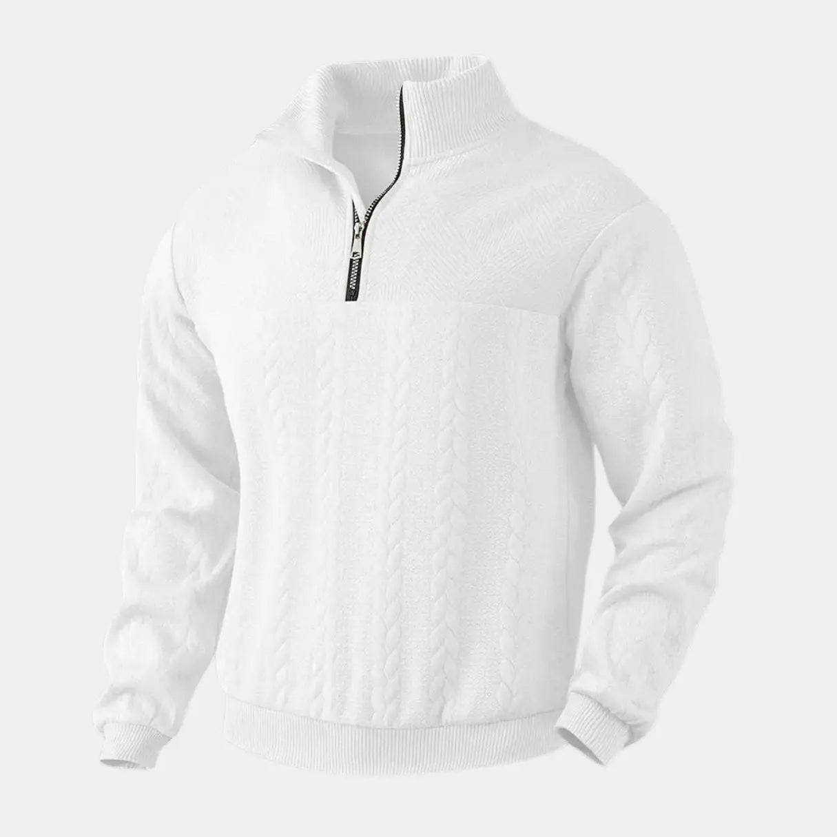 Henry Essential Zip Collar Sweater - Alder & Voss