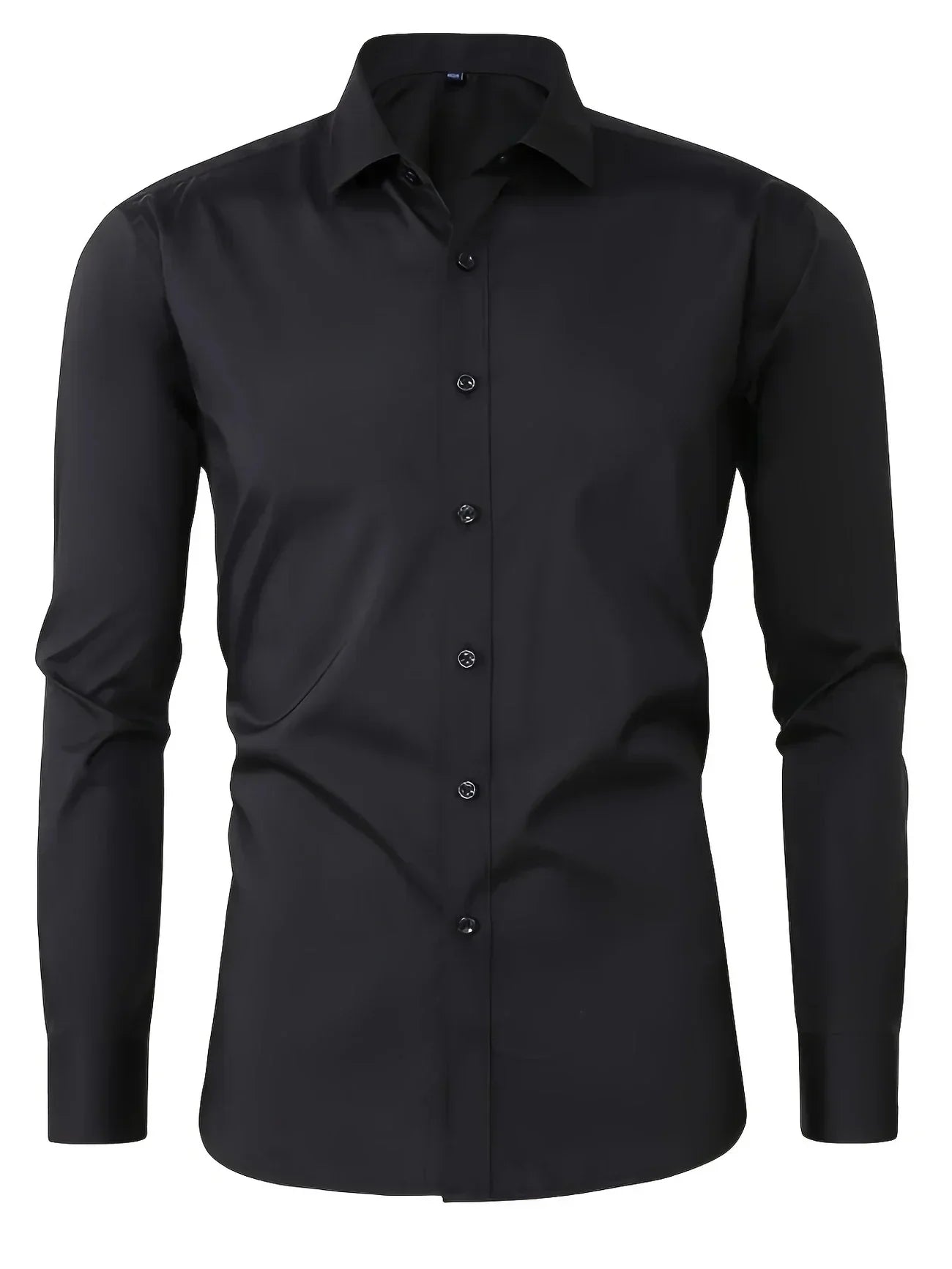 Lenoir™ | Elegant long-sleeve shirt with buttons