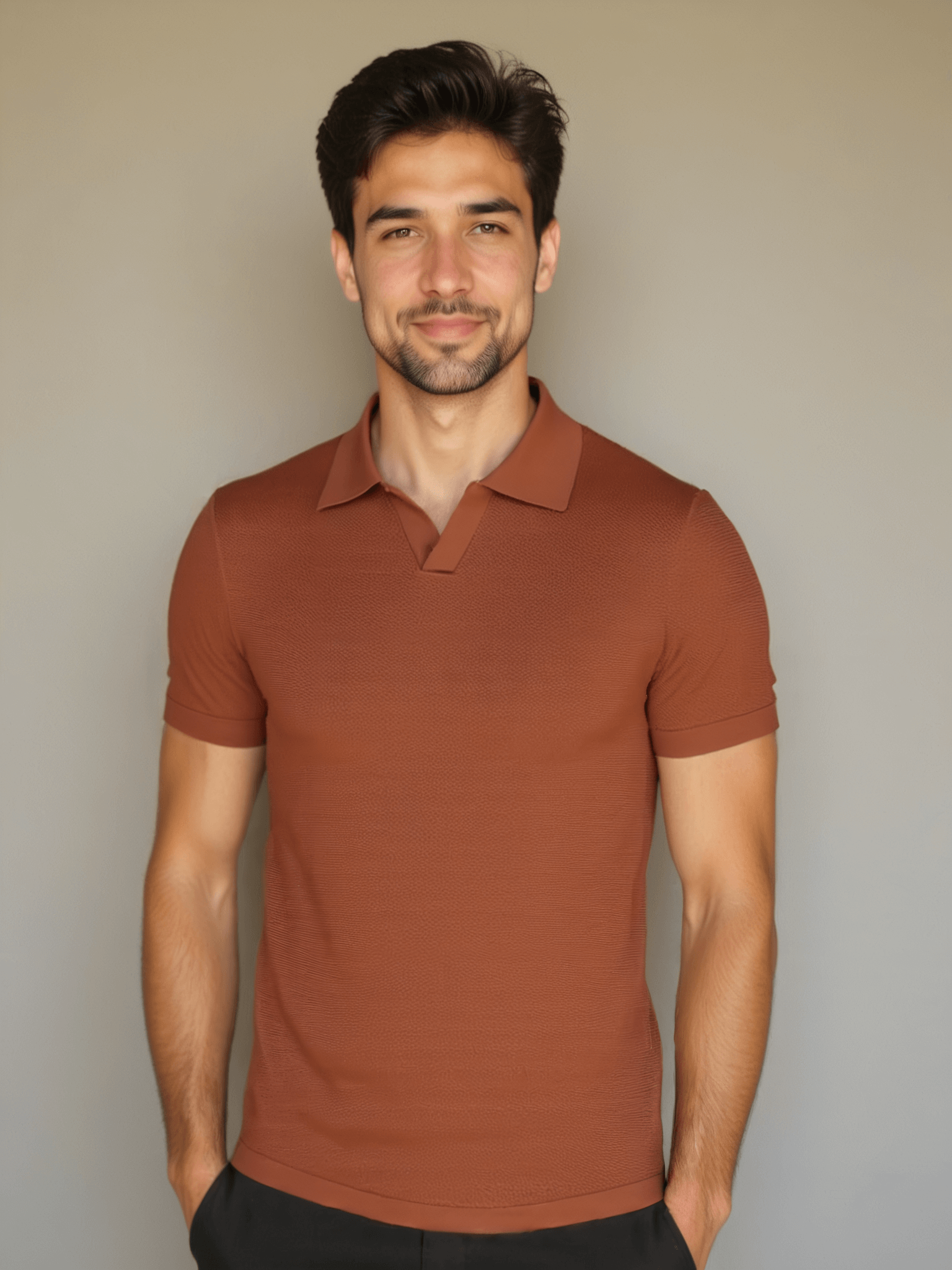 Short Sleeve Polo Without Buttons Daily - Alder & Voss