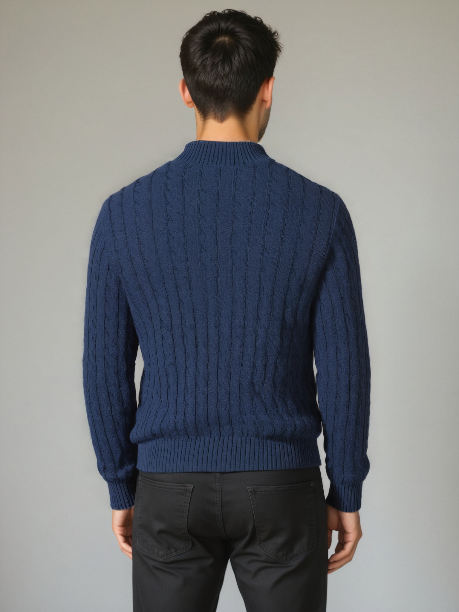 Essential Zip Collar Sweater - Alder & Voss