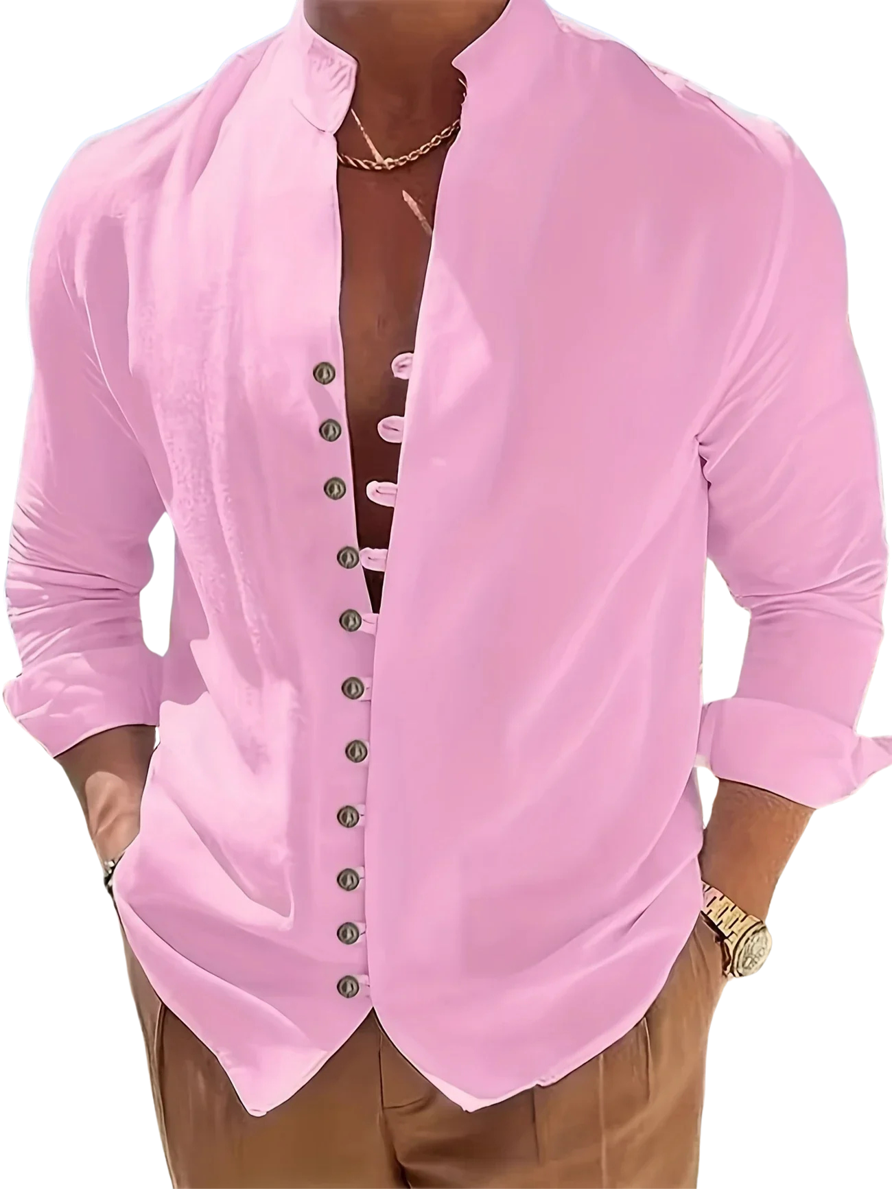 Lenoir™ | Lightweight Cotton Long Sleeve Shirt