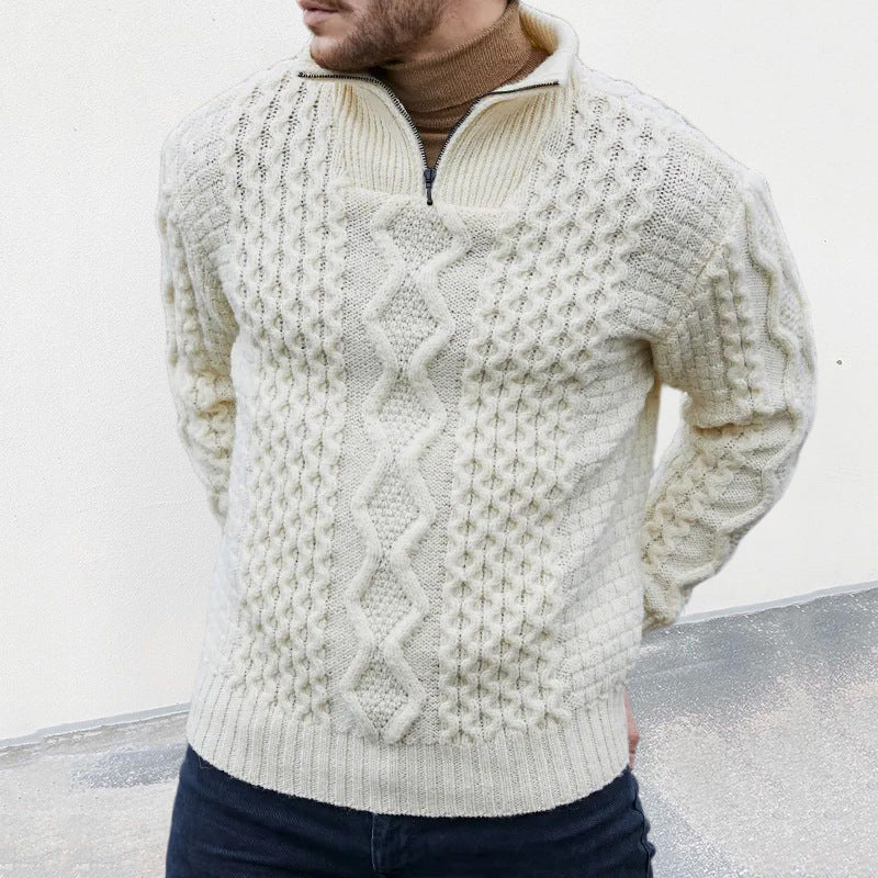 Brett | Heritage Half-Zip Sweater