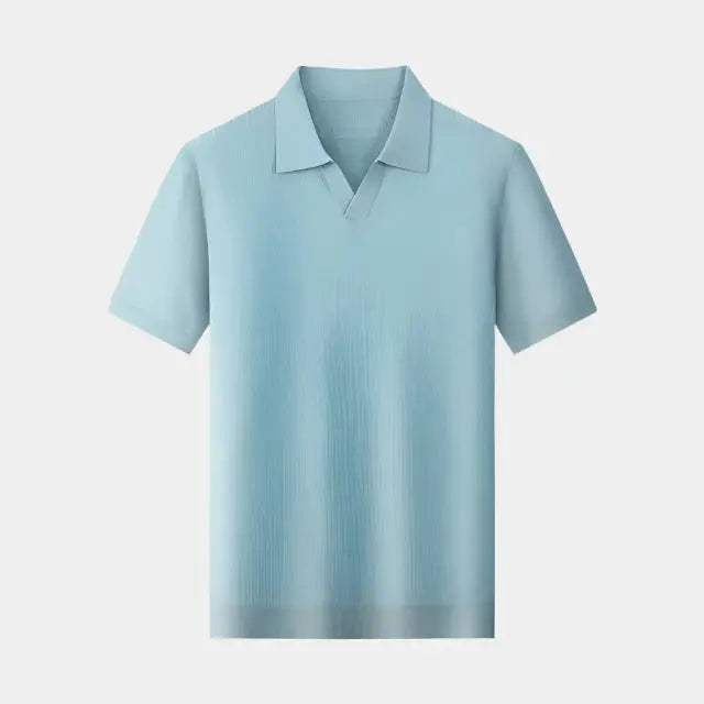 Short Sleeve Polo Without Buttons Daily - Alder & Voss