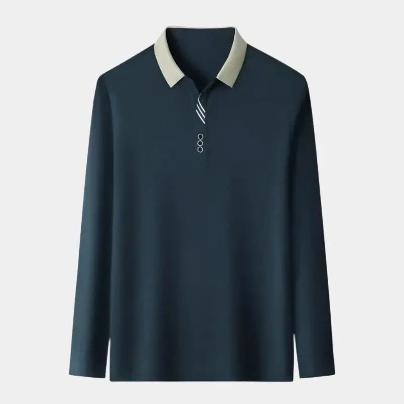 Elegant Long Sleeve Polo - Alder & Voss