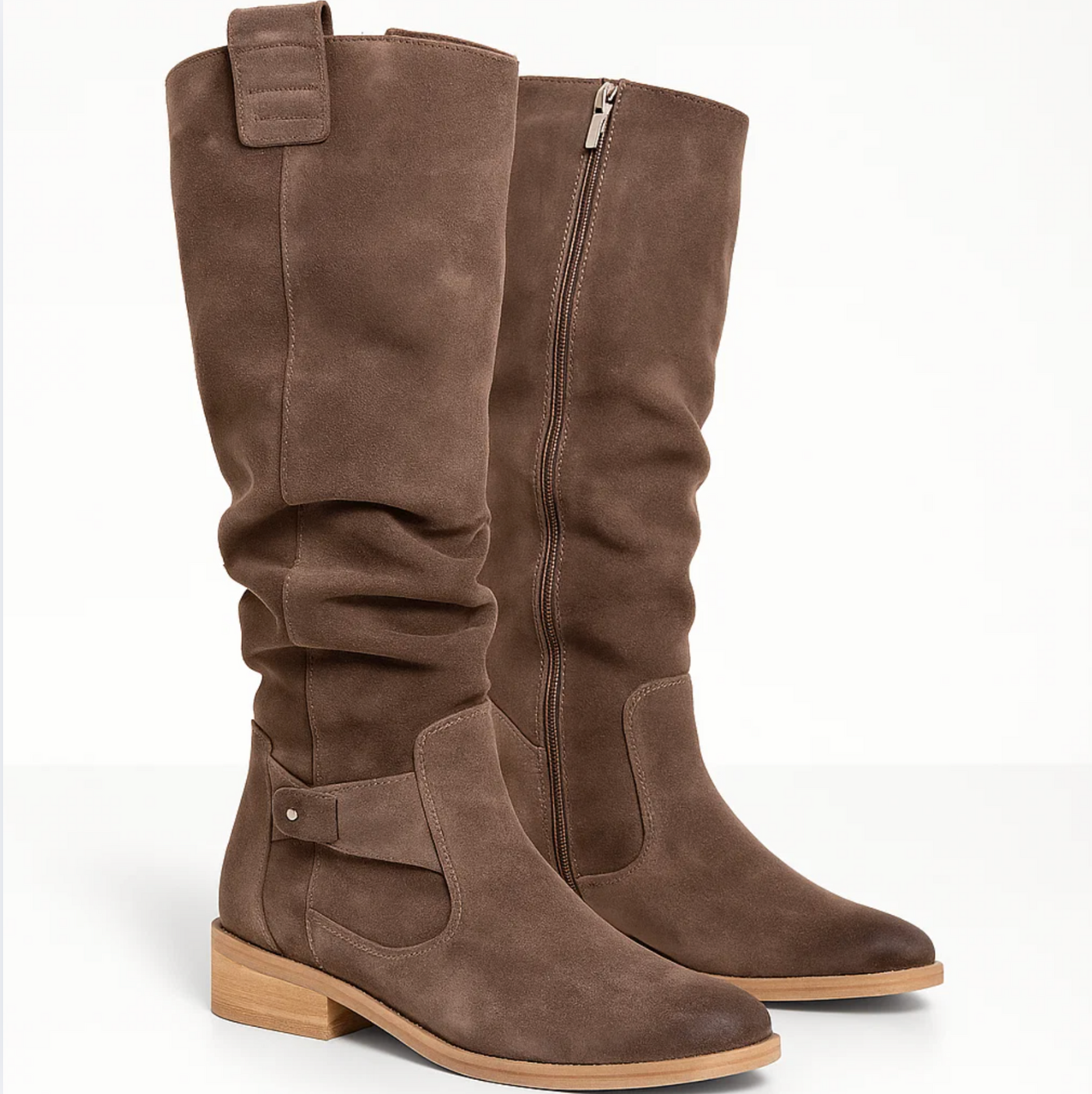 Brynn | Chic Suede Boots Perfect for Any Occasion