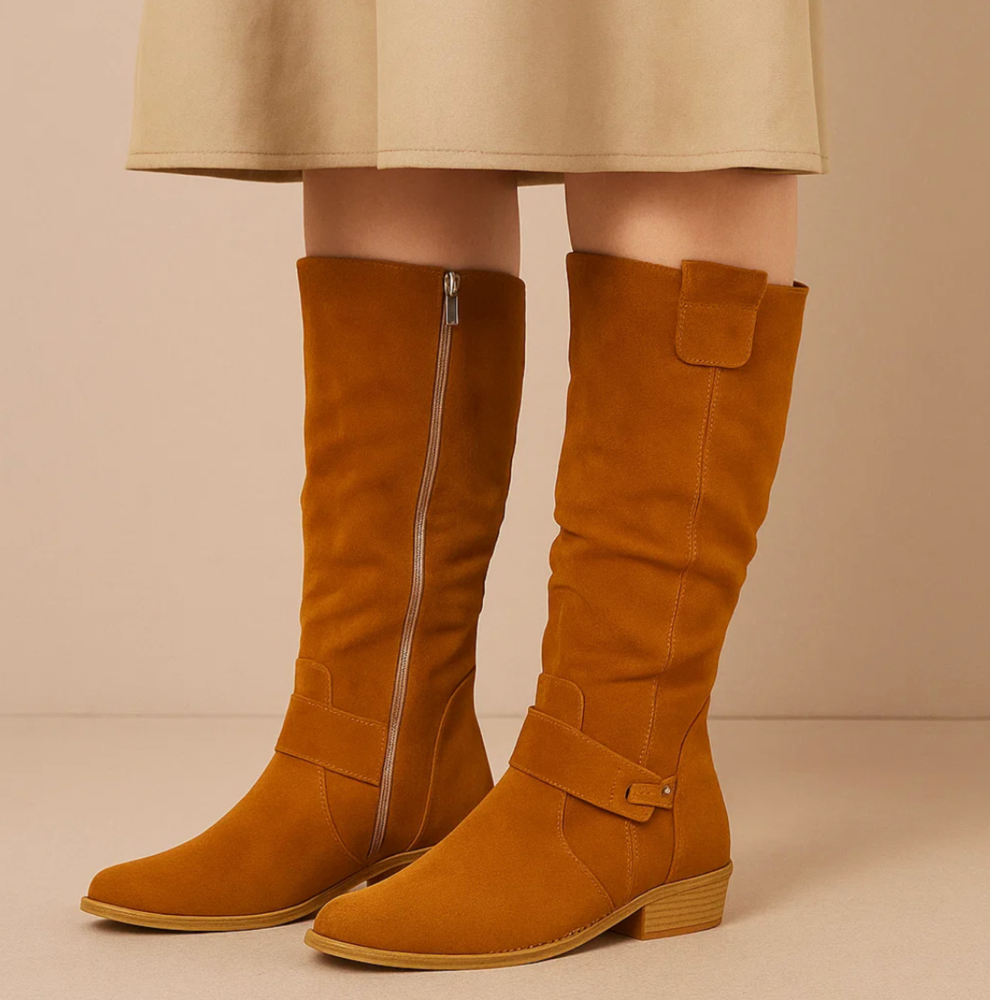 Brynn | Chic Suede Boots Perfect for Any Occasion