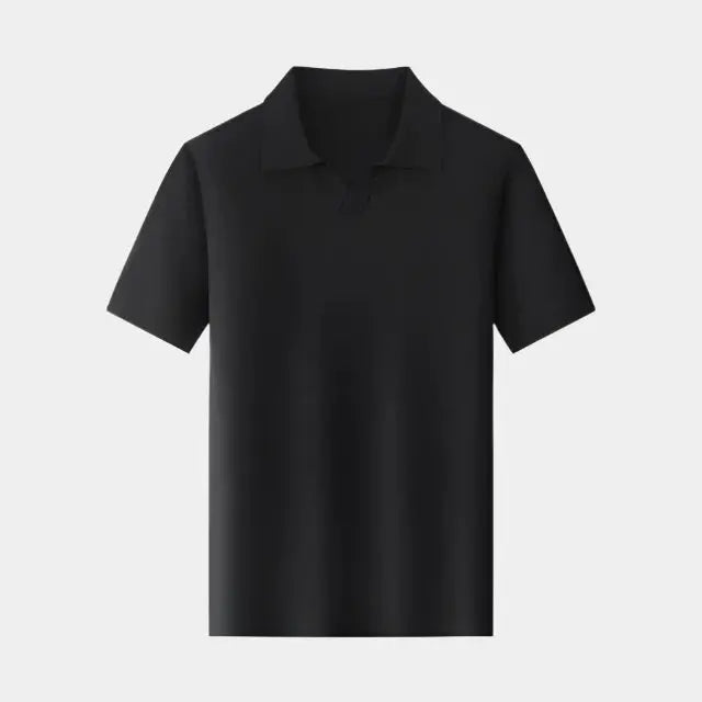 Short Sleeve Polo Without Buttons Daily - Alder & Voss