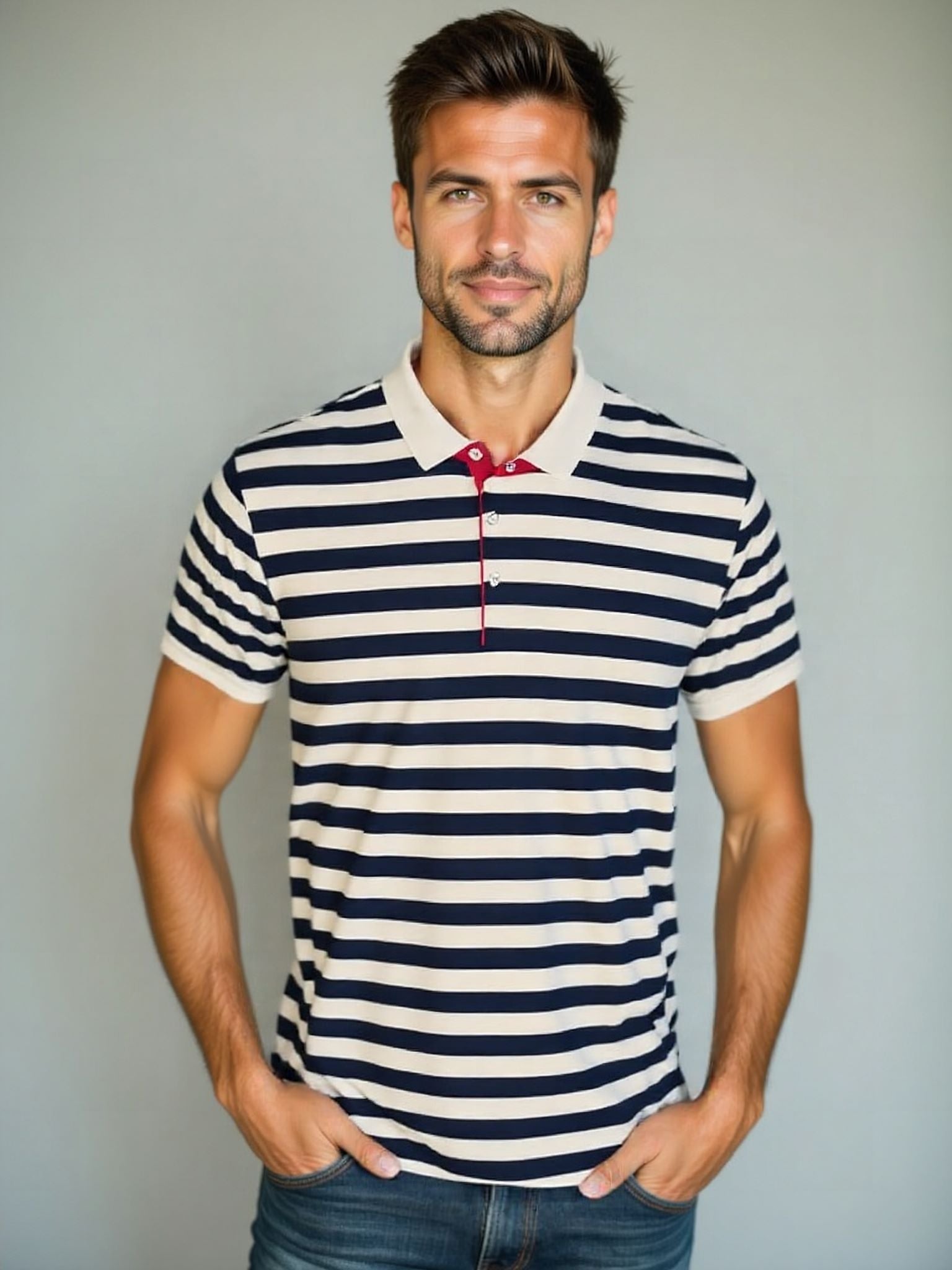 Striped Summer Polo - Alder & Voss