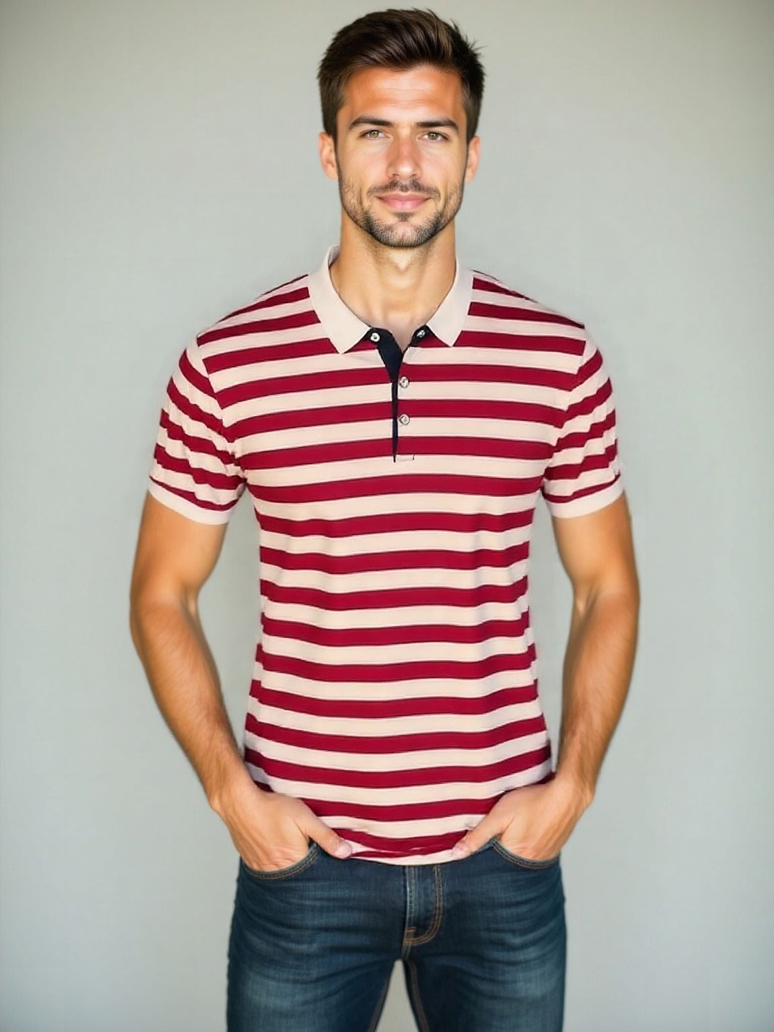 Striped Summer Polo - Alder & Voss