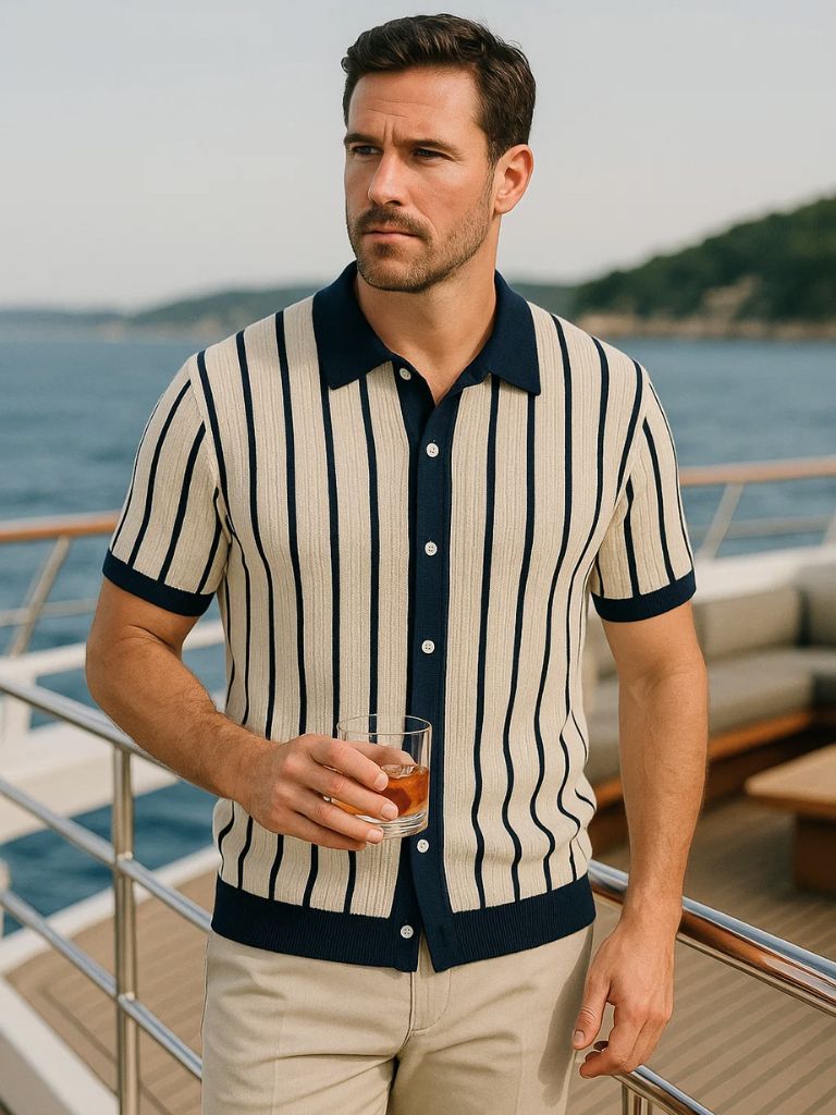 Atlantic Frame Knit Polo – Alder & Voss