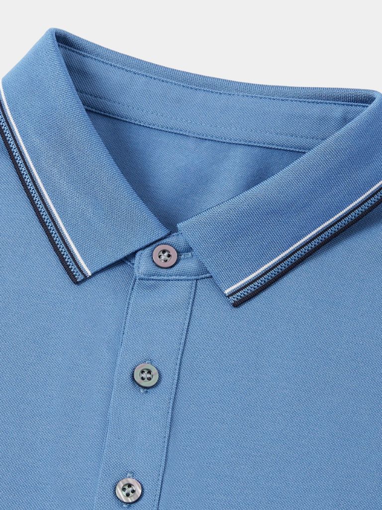 Classic Azure Polo – Alder & Voss