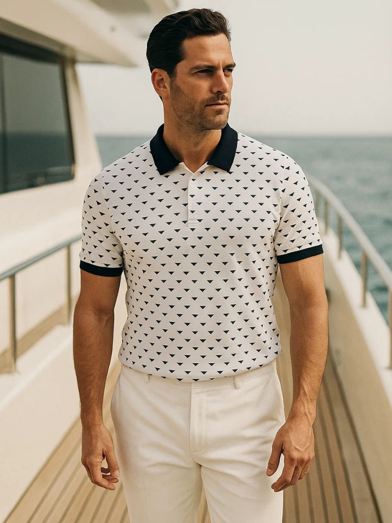 Navy Belmont Polo - Alder & Voss