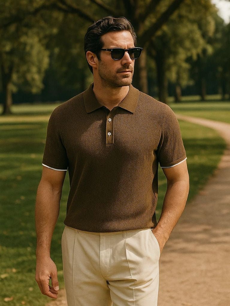 Brownston Knit Polo - Alder & Voss