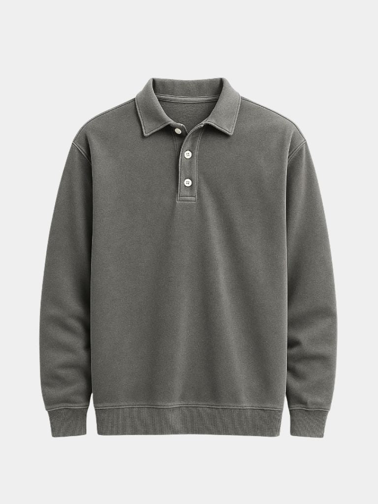 Canyon Mist Long Sleeve Polo – Alder & Voss
