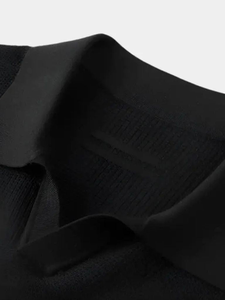 Casual Buttonless Knit Polo Shirt - Alder & Voss