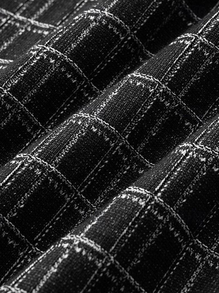 Classic Black Knit Polo - Alder & Voss