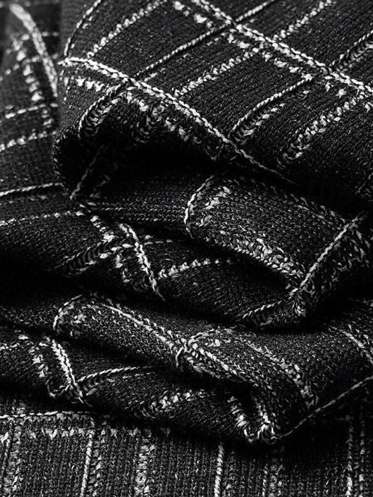 Classic Black Knit Polo - Alder & Voss