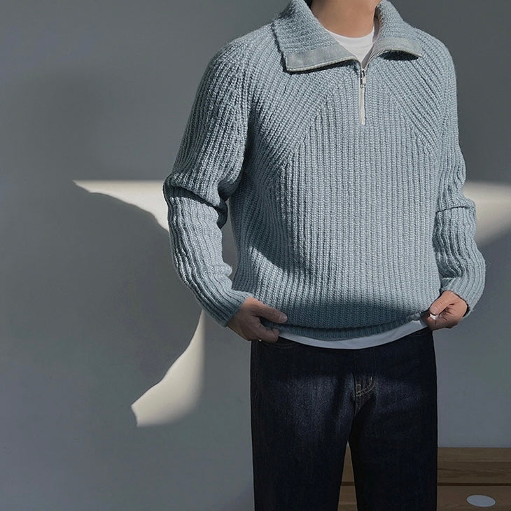 Lenoir™ | Quarter-Zip Pullover Azure