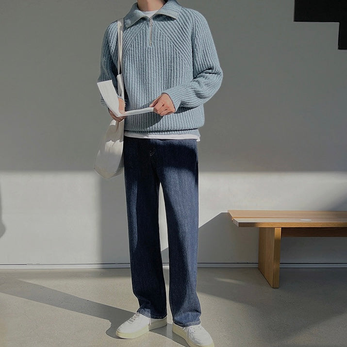 Lenoir™ | Quarter-Zip Pullover Azure