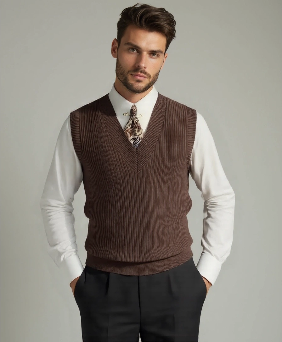 Knitted Vest - Alder & Voss