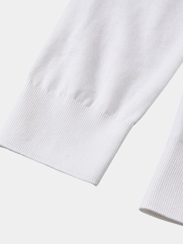 Ivory Elite Long Sleeve Polo – Alder & Voss