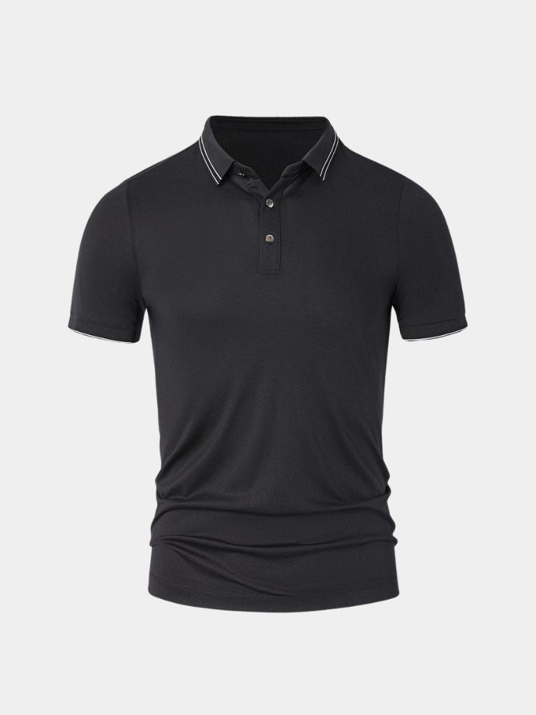 Polo with Obsidian Trim – Alder & Voss