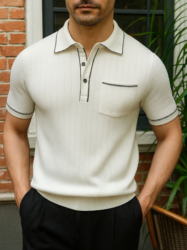 Old Money Knit Polo - Alder & Voss