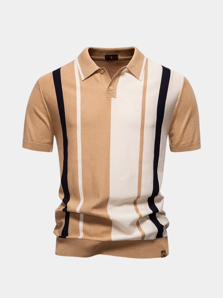 Retro Striped Polo – Alder & Voss