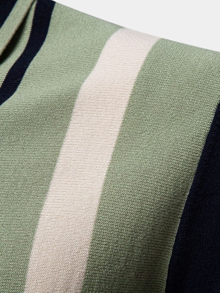 Retro Striped Polo – Alder & Voss