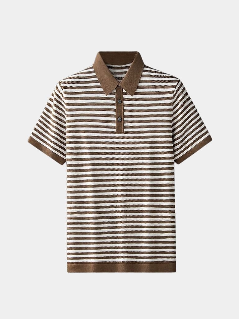 Classic Striped Polo - Alder & Voss