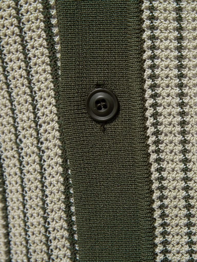 Striped Knit Polo - Alder & Voss