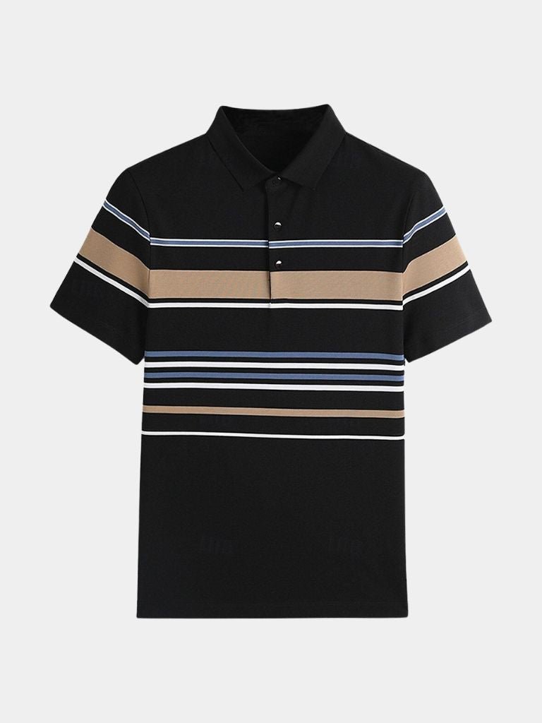 Sunset Striped Polo – Alder & Voss