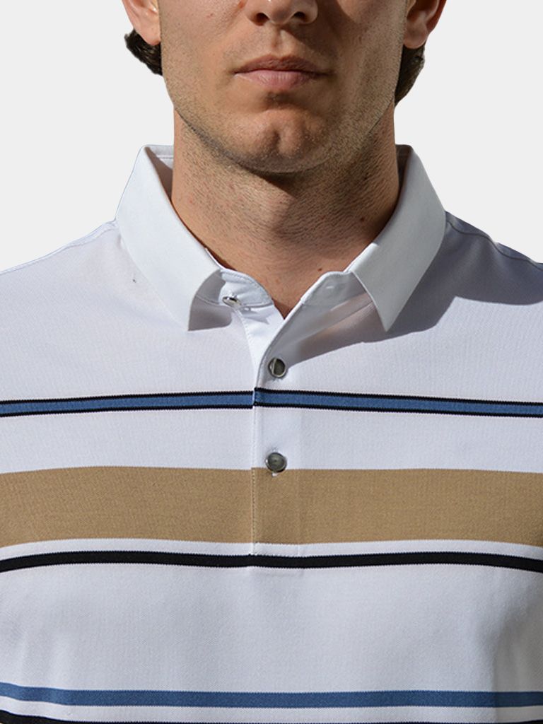 Sunset Striped Polo – Alder & Voss